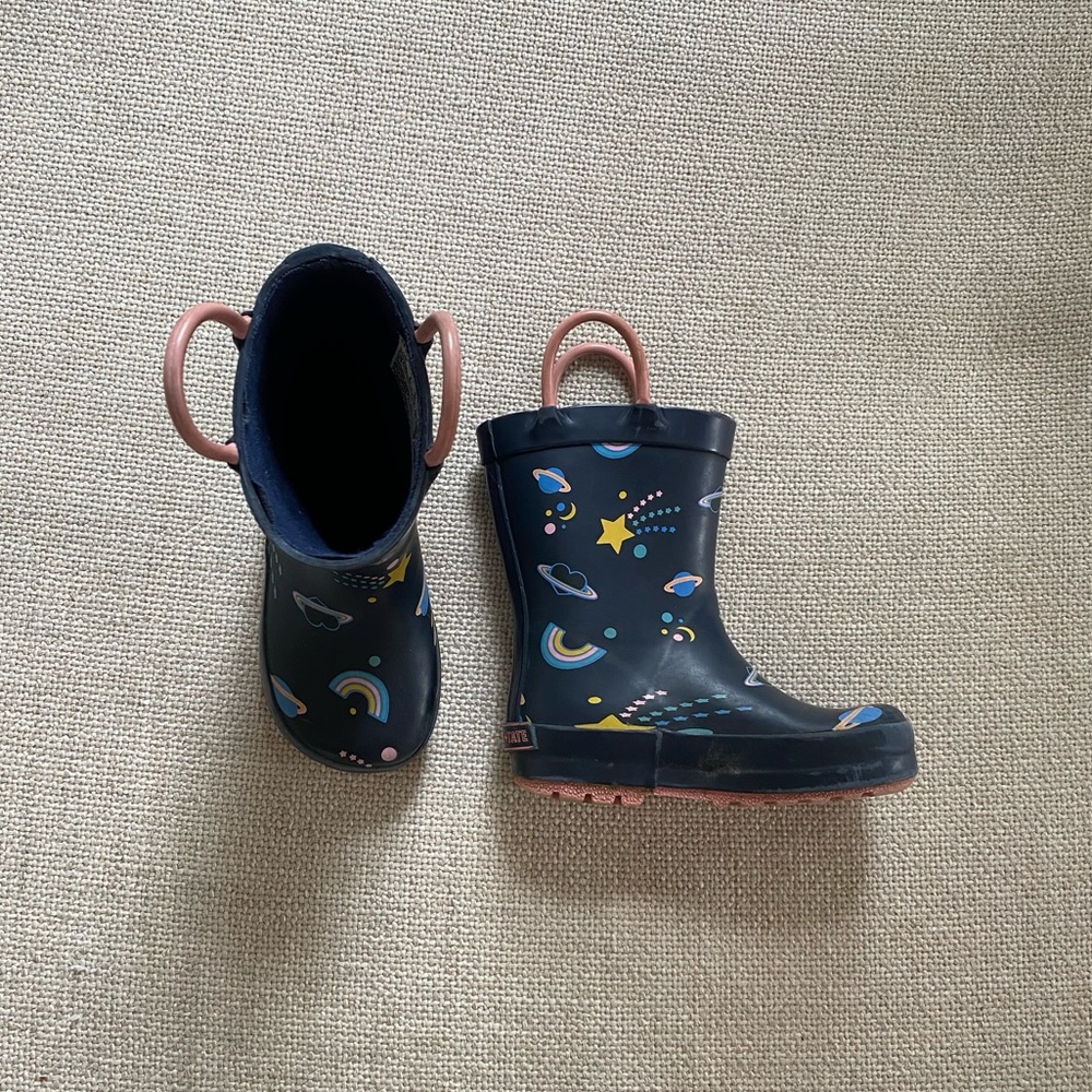 Galaxy rain boots